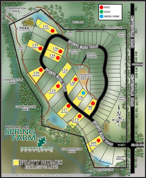 spring farm plat map pratt homes